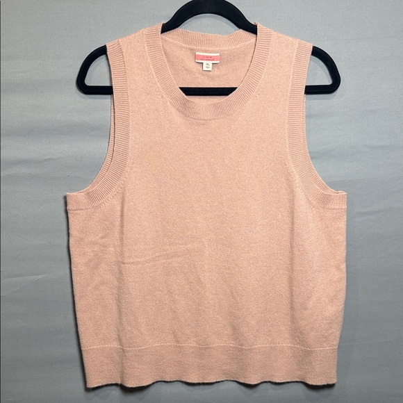 J. Crew Sweaters - J. Crew 100% Cashmere Crewneck Sweater Shell, Size XL, Rosy Dune